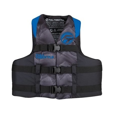 Full Throttle Vest-S/M Blue Nylon, No 112200-500-030-22 112200-500-030-22